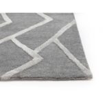 Zizi Hand-Tufted Rug - Grey - 9' X 12' 108741 108741 ZIZI HAND TUFTED RUG DARK GREY 9 X 12 6