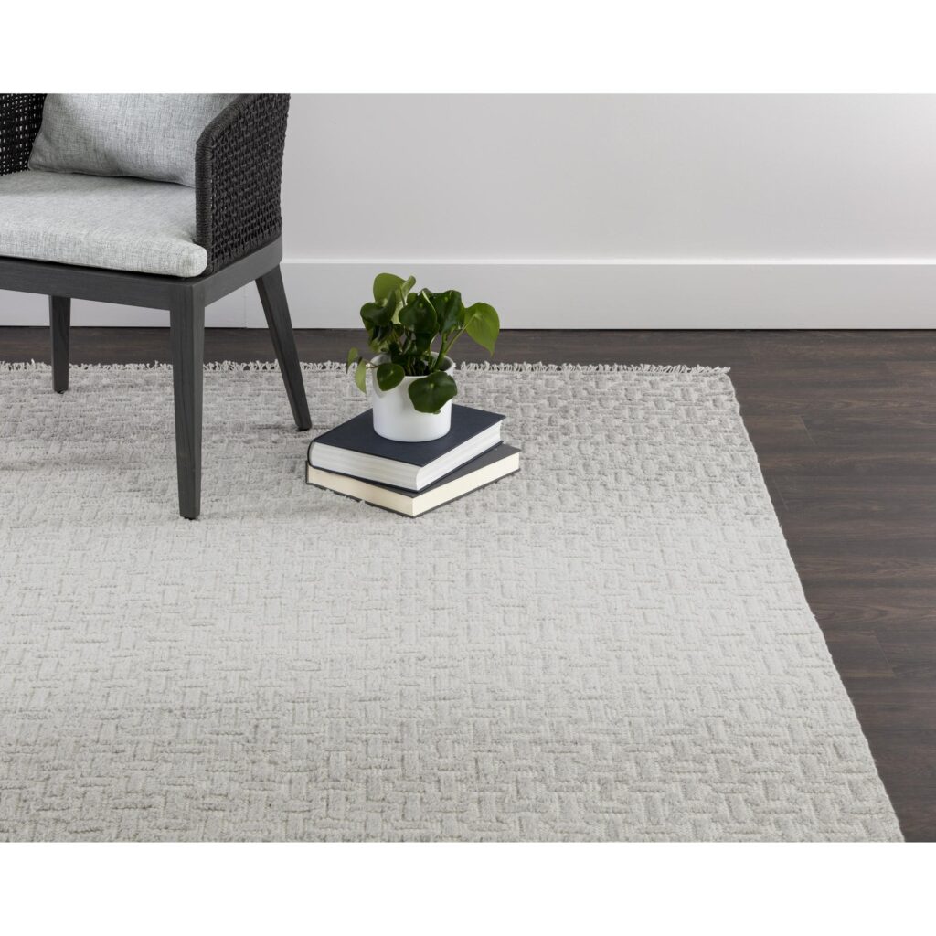 Ingrid Hand-Knotted Rug - Grey / Ivory - 9' X 12' - Image 2