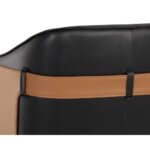 Carter Office Chair - Napa Black / Napa Cognac 108757 108757 CARTER OFFICE CHAIR NAPA BLACK NAPA COGNAC 8