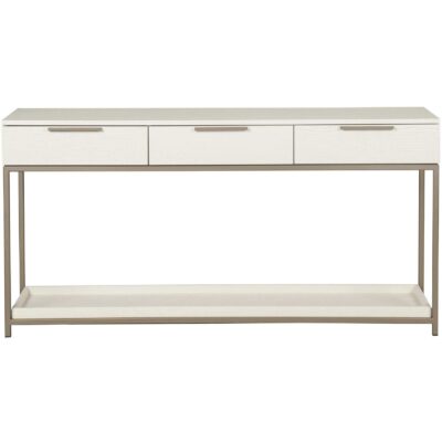 Rebel Console Table With Drawers - Champagne Gold - Cream 108770 108770 REBEL CONSOLE TABLE CHAMPAGNE GOLD CREAM 3