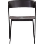 Keanu Dining Chair - Gunmetal 108771 108771 KEANU DINING ARMCHAIR GUNMETAL 1