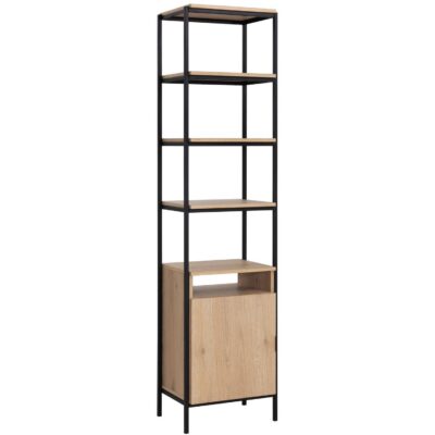 Ambrose Modular Bookcase - Small - Rustic Oak - Black 8 Ambrose Modular Bookcase - Small - Rustic Oak - Black 108793 108793 AMBROSE MODULAR BOOKCASE SMALL RUSTIC OAK BLACK 1