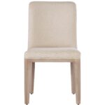 Elisa Dining Chair - Light Oak - Mainz Cream 108824 108824 ELISA DINING CHAIR LIGHT OAK MAINZ CREAM 1