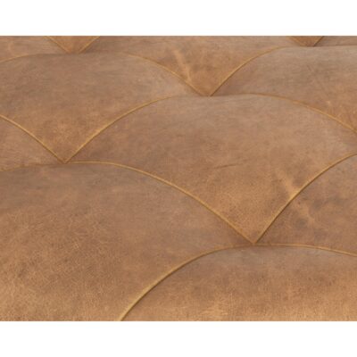 Nilda Ottoman - Camel Leather 109015 109015 NILDA OTTOMAN CAMEL LEATHER 9