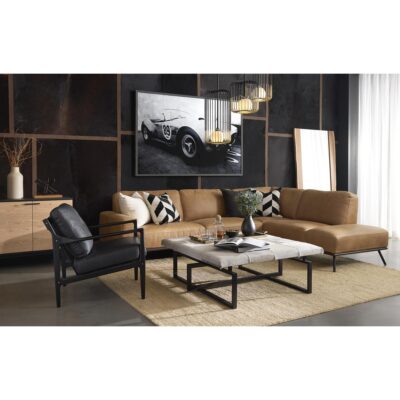 Brandi Sofa Chaise - Raf - Camel Leather 19 Brandi Sofa Chaise - Raf - Camel Leather 109021 109021 BRANDI SOFA CHAISE RAF CAMEL LEATHER 11