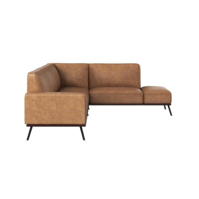 Brandi Sofa Chaise - Raf - Camel Leather 12 Brandi Sofa Chaise - Raf - Camel Leather 109021 109021 BRANDI SOFA CHAISE RAF CAMEL LEATHER 2