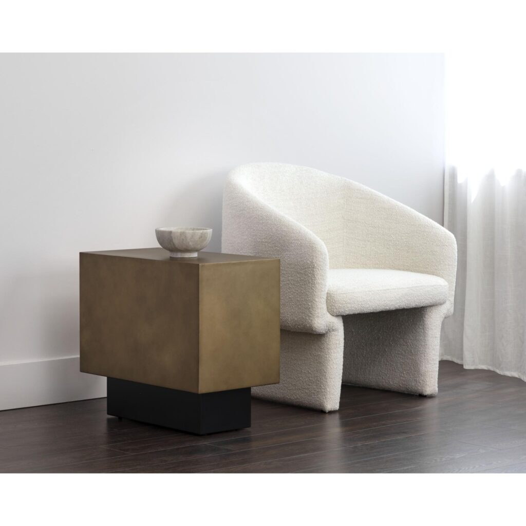 Blakely End Table - Antique Brass - Image 4