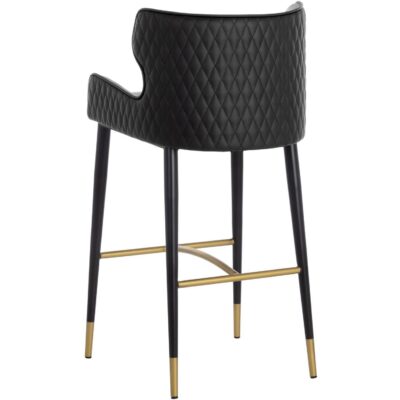Gianni Barstool - Dillon Stratus / Dillon Black 109036 109036 GIANNI BARSTOOL DILLON STRATUS DILLON BLACK 3