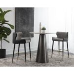 Gianni Barstool - Dillon Stratus / Dillon Black 109036 109036 GIANNI BARSTOOL DILLON STRATUS DILLON BLACK 5