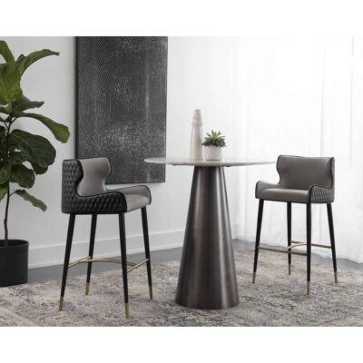 Gianni Barstool - Dillon Stratus / Dillon Black 109036 109036 GIANNI BARSTOOL DILLON STRATUS DILLON BLACK 5