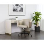 Carter Office Chair - Napa Beige / Napa Tan 109042 109042 CARTER OFFICE CHAIR NAPA BEIGE NAPA TAN 5