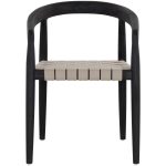 Cayman Dining Armchair - Charcoal 109043 109043 CAYMAN DINING ARMCHAIR CHARCOAL 1