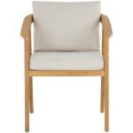 Coraline Dining Armchair - Palazzo Cream 109044 109044 CORALINE DINING ARMCHAIR PALAZZO CREAM 1
