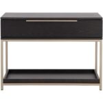 Rebel Nightstand - Large - Gold - Charcoal Grey 109073 109073 REBEL NIGHTSTAND LARGE GOLD CHARCOAL GREY 3