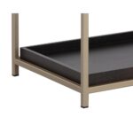 Rebel Nightstand - Large - Gold - Charcoal Grey 109073 109073 REBEL NIGHTSTAND LARGE GOLD CHARCOAL GREY 7
