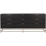 Rebel Dresser - Large - Gold - Charcoal Grey 109075 109075 REBEL DRESSER LARGE GOLD CHARCOAL GREY 3