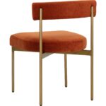 Seneca Dining Chair - Antique Brass - Danny Rust 109131 109131 SENECA DINING CHAIR ANTIQUE BRASS DANNY RUST 23