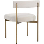 Seneca Dining Chair - Antique Brass - Danny Ivory 109132 109132 SENECA DINING CHAIR ANTIQUE BRASS DANNY IVORY 3