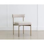 Seneca Dining Chair - Antique Brass - Danny Ivory 109132 109132 SENECA DINING CHAIR ANTIQUE BRASS DANNY IVORY 5