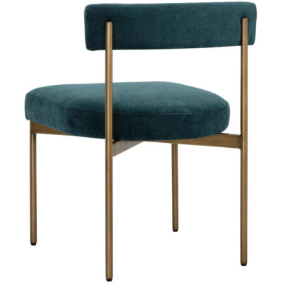 Seneca Dining Chair - Antique Brass - Danny Teal 11 Seneca Dining Chair - Antique Brass - Danny Teal 109133 109133 SENECA DINING CHAIR ANTIQUE BRASS DANNY TEAL 3
