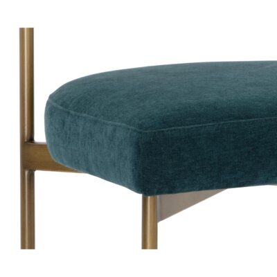 Seneca Dining Chair - Antique Brass - Danny Teal 13 Seneca Dining Chair - Antique Brass - Danny Teal 109133 109133 SENECA DINING CHAIR ANTIQUE BRASS DANNY TEAL 6