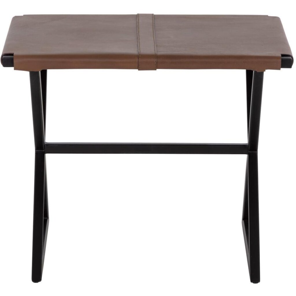 Elon Stool - Vintage Cognac Leather - Image 2