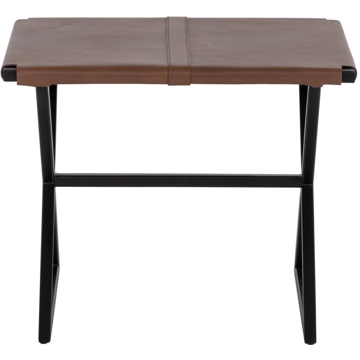 Elon Stool - Vintage Cognac Leather - Image 2
