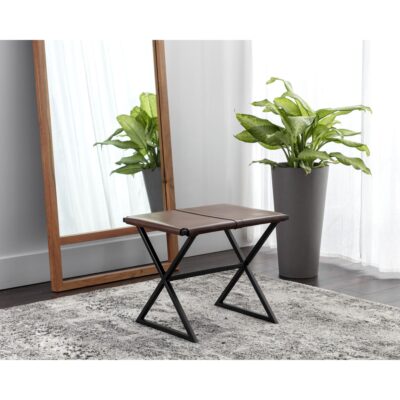 Elon Stool - Vintage Cognac Leather 109164 109164 ELON STOOL VINTAGE COGNAC LEATHER 5