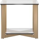 Xavier End Table - Antique Brass 109188 109188 XAVIER END TABLE 3