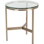 Flato End Table - Antique Brass 109191 109191 FLATO END TABLE ANTIQUE BRASS 1