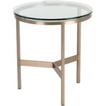 Flato End Table - Antique Brass 109191 109191 FLATO END TABLE ANTIQUE BRASS 2