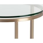 Flato End Table - Antique Brass 109191 109191 FLATO END TABLE ANTIQUE BRASS 6