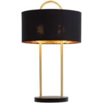 Kezna Table Lamp - Black Marble - Matte Black 109263 109263 KEZNA TABLE LAMP BLACK MARBLE MATTE BLACK 1
