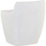 Ledger Stool - White 109275 109275 LEDGER STOOL IVORY 3