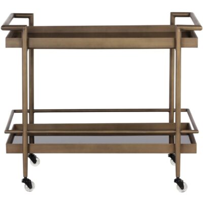 Livingston Bar Cart - Antique Brass 8 Livingston Bar Cart - Antique Brass 109309 109309 LIVINGSTON BAR CART ANTIQUE BRASS 2