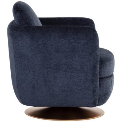 Gilley Swivel Lounge Chair - Bergen Navy 10 Gilley Swivel Lounge Chair - Bergen Navy 109310 109310 GILLEY SWIVEL LOUNGE CHAIR BERGEN NAVY 2