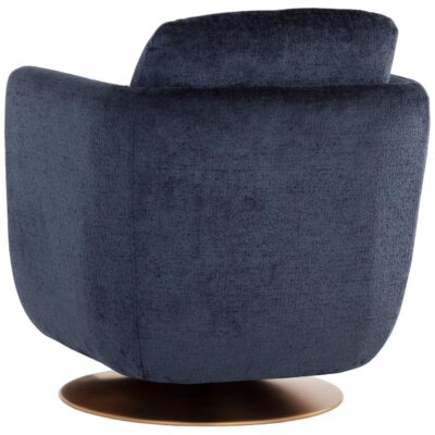 Gilley Swivel Lounge Chair - Bergen Navy 11 Gilley Swivel Lounge Chair - Bergen Navy 109310 109310 GILLEY SWIVEL LOUNGE CHAIR BERGEN NAVY 3