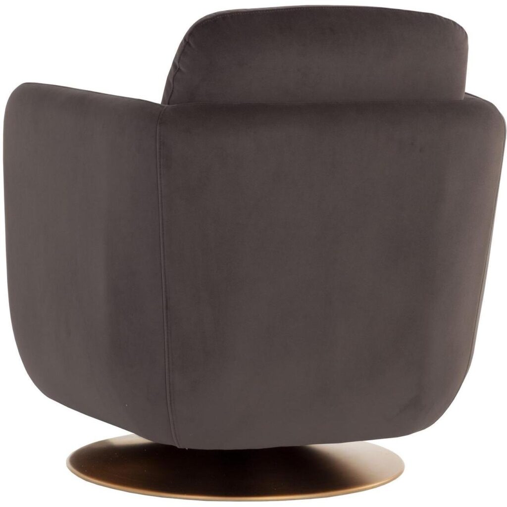 Gilley Swivel Lounge Chair - Meg Ash - Image 4