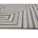 Oslow Hand-Tufted Rug - Beige / Grey - 10' X 14' 109372 109372 OSLOW HAND TUFTED RUG BEIGE GREY 7