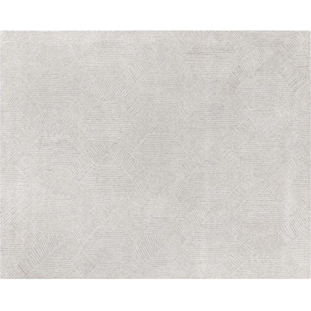 Calais Hand-Tufted Rug - Oatmeal / Grey - 8' X 10'