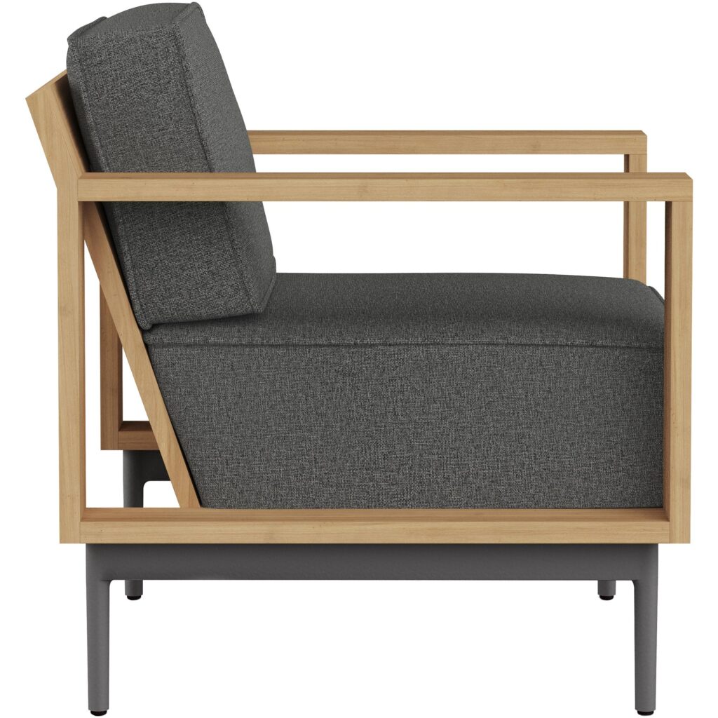 Cagliari Armchair - Gracebay Grey - Image 3
