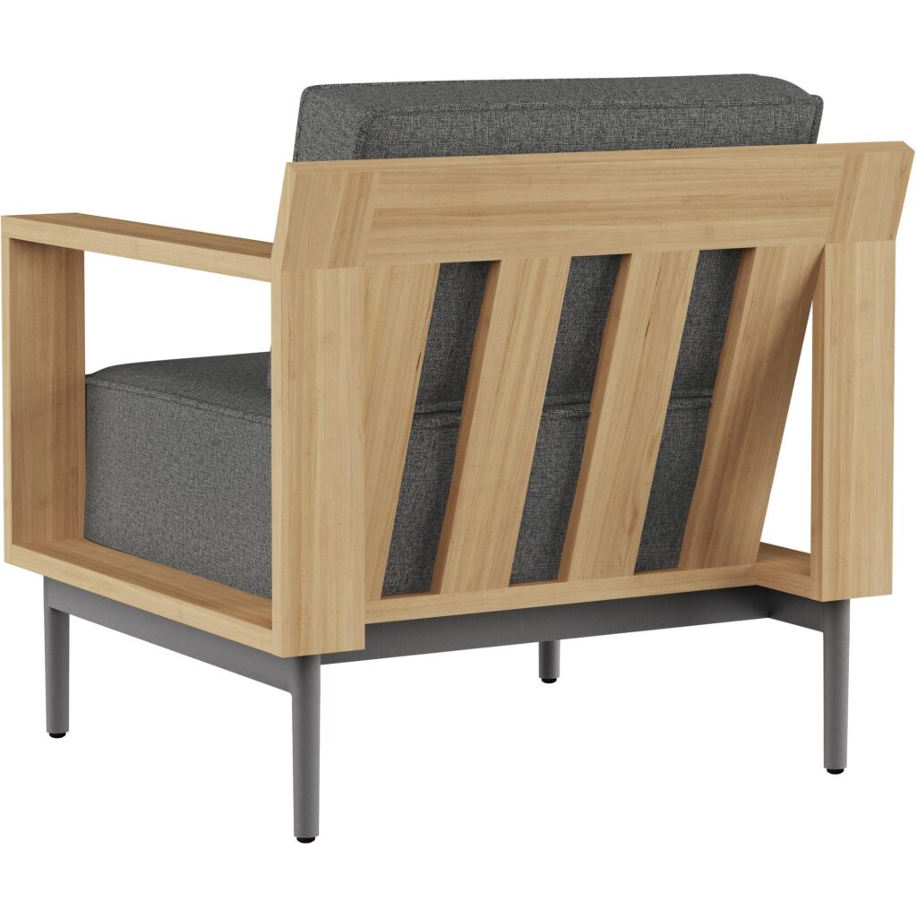 Cagliari Armchair - Gracebay Grey - Image 4