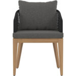Capri Dining Armchair - Natural - Gracebay Grey 109476 109476 CAPRI DINING ARMCHAIR NATURAL GRACEBAY GREY 1