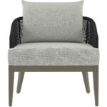 Capri Lounge Chair - Smoke Grey - Copacabana Marble 109482 109482 CAPRI LOUNGE CHAIR SMOKED GREY COPACABANA MARBLE 1