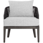 Capri Lounge Chair - Smoke Grey - Copacabana Marble 109482 109482 CAPRI LOUNGE CHAIR SMOKE GREY COPACABANA MARBLE 1