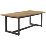 Geneve Extension Dining Table - Natural - 80" To 104" 109494 109494 GENEVE EXTENSION DINING TABLE NATURAL 80 to 104 1