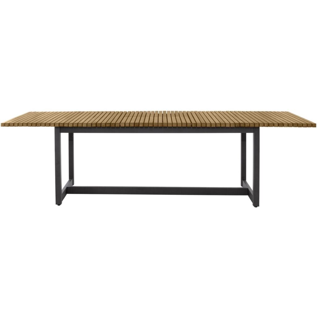Geneve Extension Dining Table - Natural - 80" To 104" - Image 5