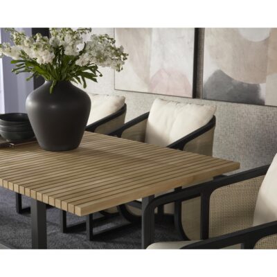 Geneve Extension Dining Table - Natural - 80" To 104" 109494 109494 GENEVE EXTENSION DINING TABLE NATURAL 80 to 104 5