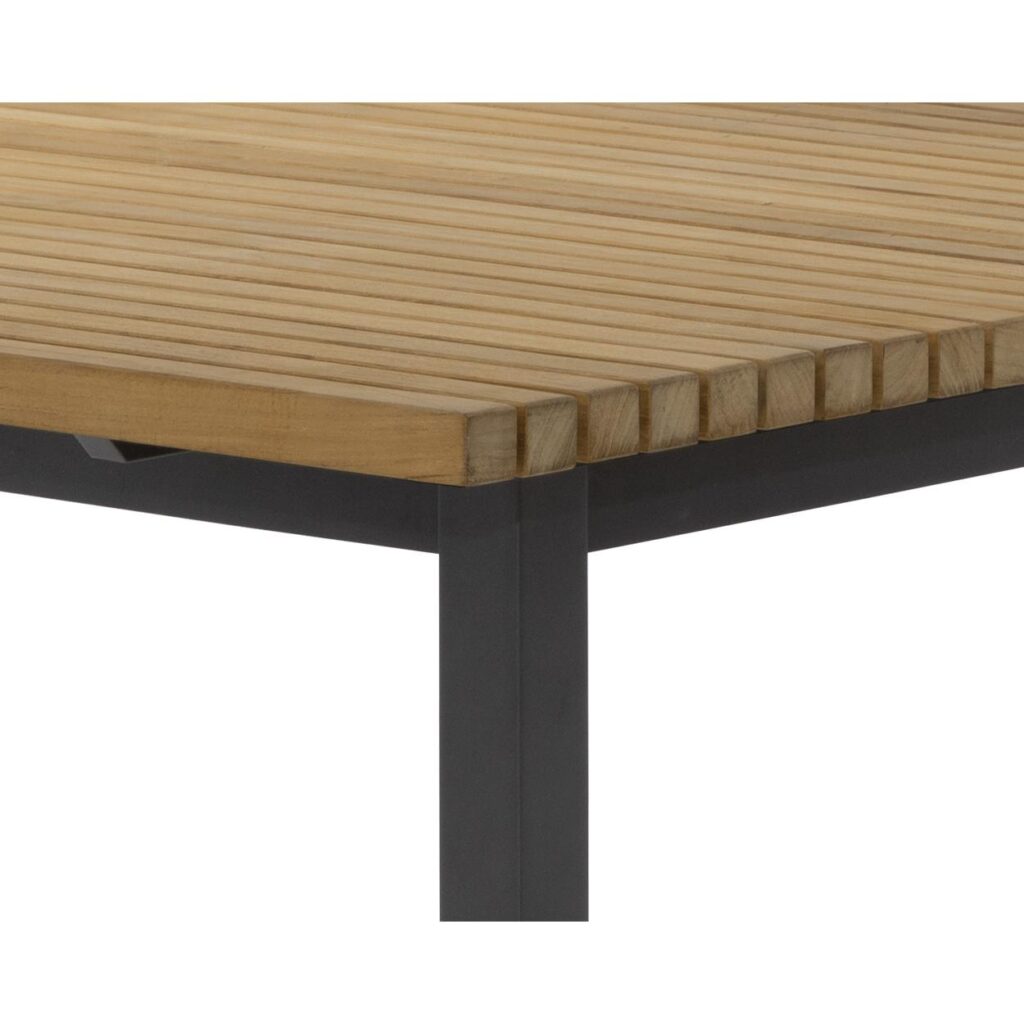 Geneve Extension Dining Table - Natural - 80" To 104" - Image 7