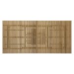 Geneve Extension Dining Table - Natural - 80" To 104" 109494 109494 GENEVE EXTENSION DINING TABLE NATURAL 80 to 104 7